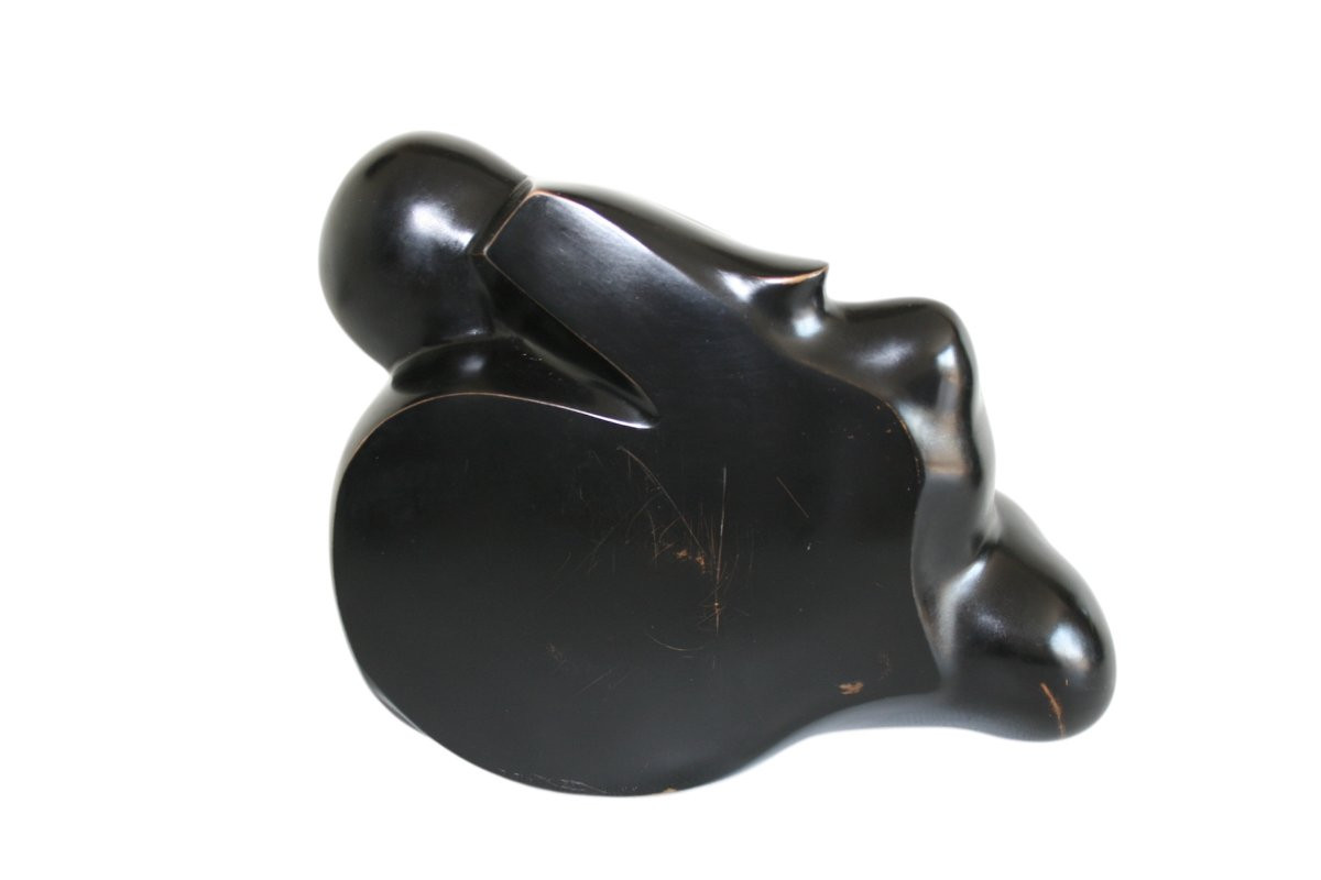 Modernist Bronze, Dated 1999, Signed Jt Jackie Tengizman-photo-1