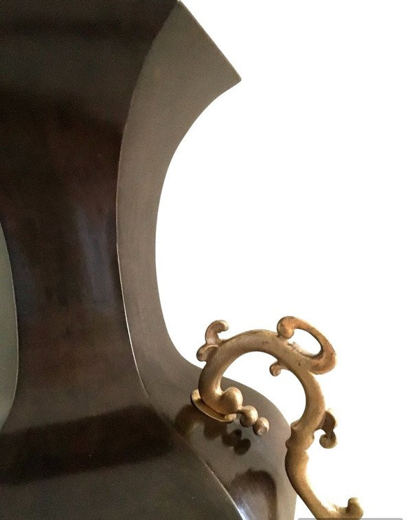 Bronze Vase With Patina, Japan, Meiji-photo-1