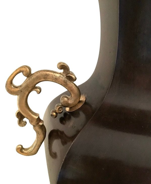 Bronze Vase With Patina, Japan, Meiji-photo-3
