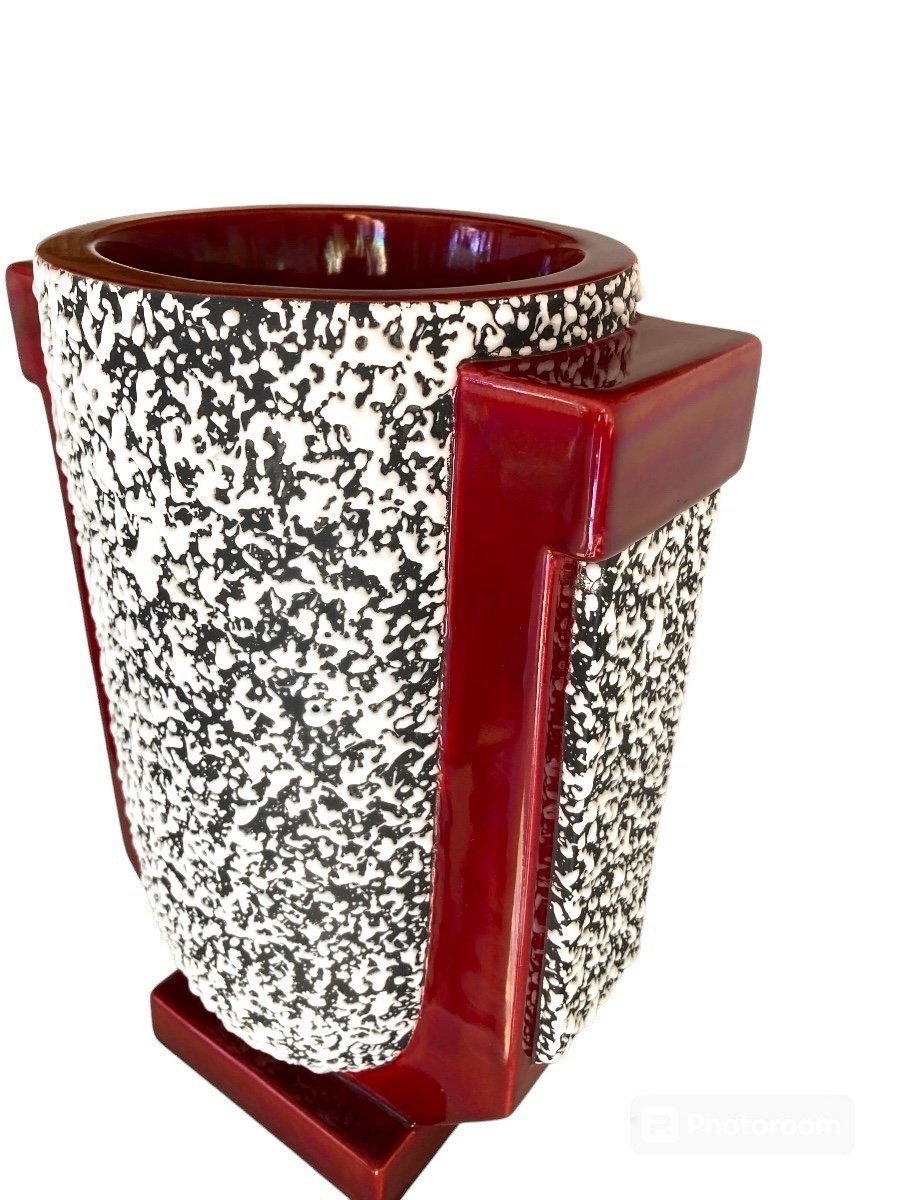 Ceramic Vase, Circa 1930, Paul Milet (1870-1950) For The Manufacture De Sèvres-photo-3