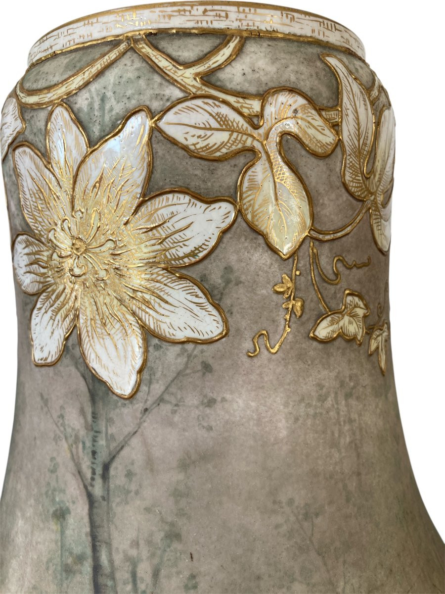 Paire de vases en Céramique, Signé Franz Anton Mehlen, Art Nouveau-photo-4
