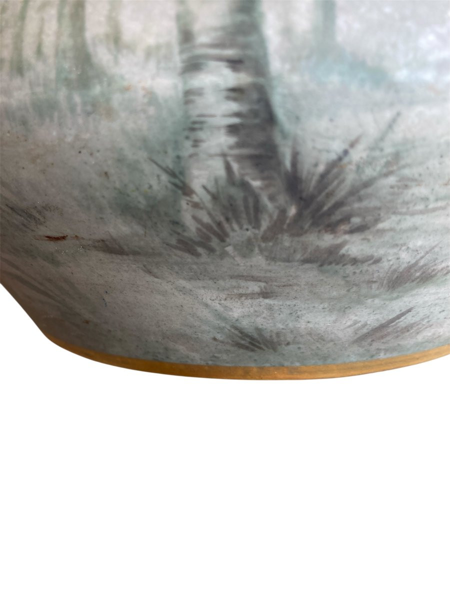 Paire de vases en Céramique, Signé Franz Anton Mehlen, Art Nouveau-photo-4