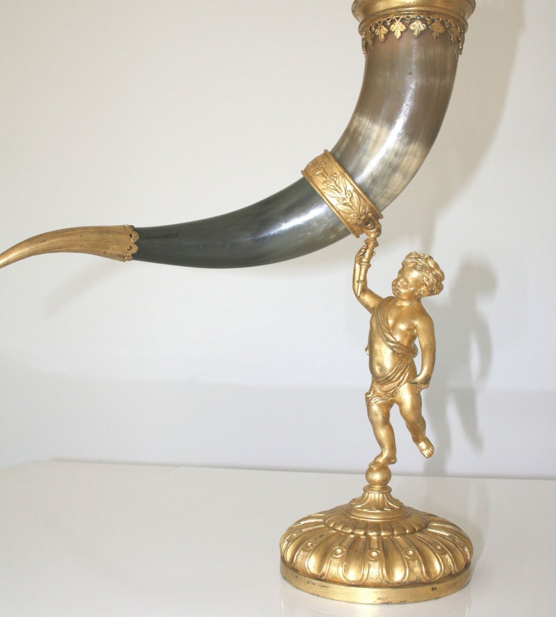 Pair Of Large Cornucopias,  19th-photo-5