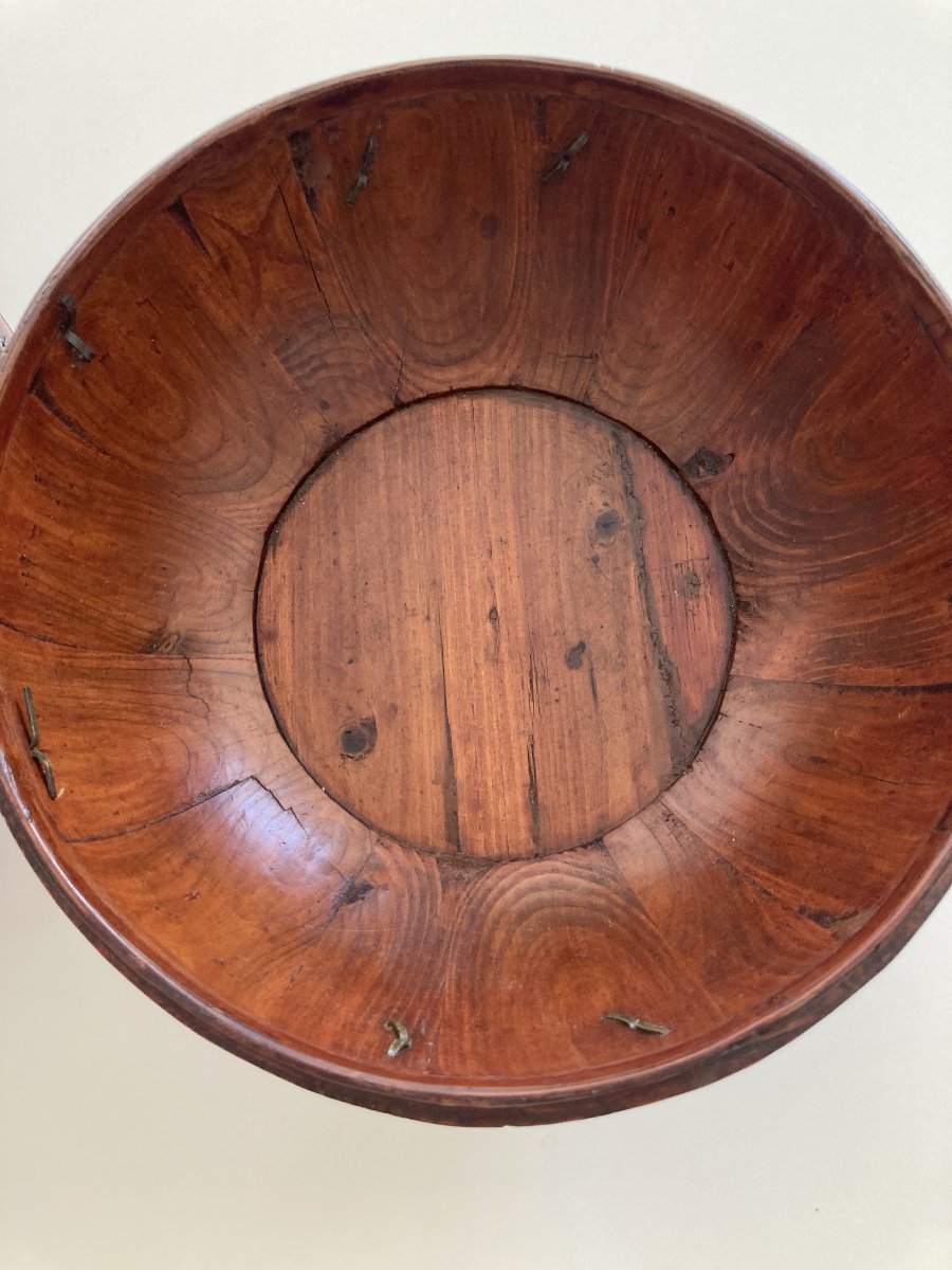 Grande Boîte de mariage Chinoise, bois polychromé, Début 20ème-photo-7