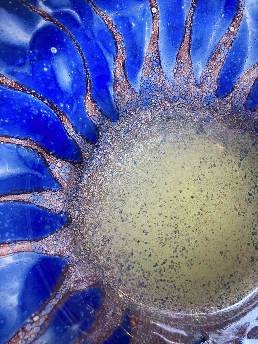 Murano – Large Centerpiece With Wavy Edge, 46 Cm-photo-2