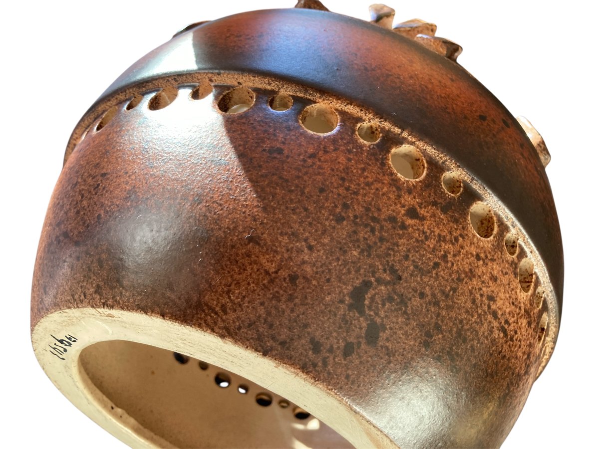 Pied de lampe en céramique, Années 60/70, -photo-8