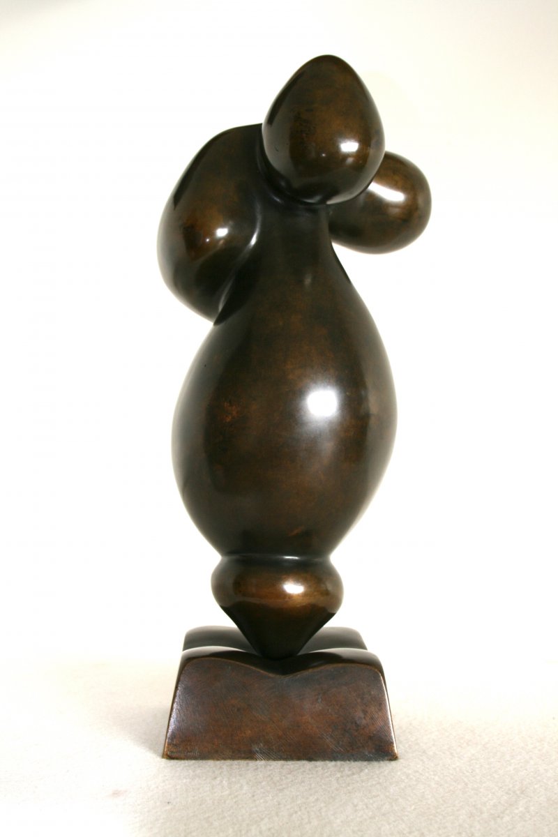 Sculpture En Bronze, La Maternité, Signée Igor Balarin, 20ème-photo-3