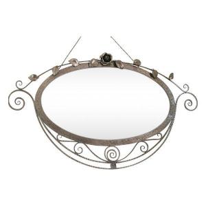 Brushed Wrought Iron Mirror