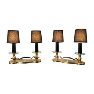 Pair Of Table Lamps, Art Deco Style.