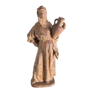 TERRE CUITE, ORIENTALISTE, PAR LÉON FOURQUET (1901), DÉBUT 20ÈME