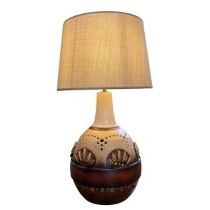 Ceramic Lamp Base, 1970s, In The Style Of G. Pelletier