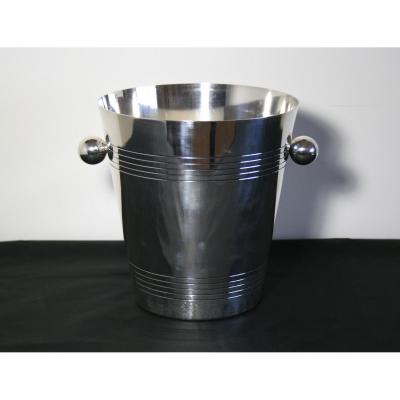 Champagne Bucket Silver Metal