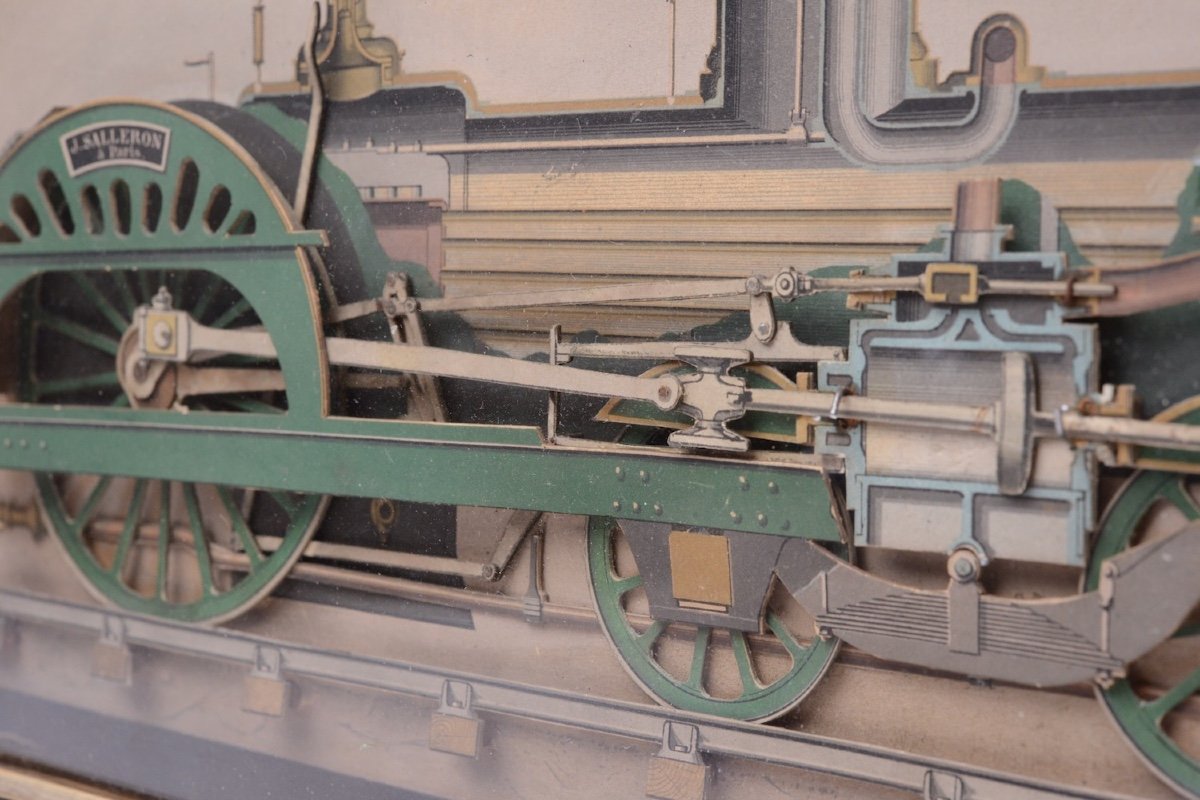 Mechanical Picture Of A Functioning Locomotive -photo-3