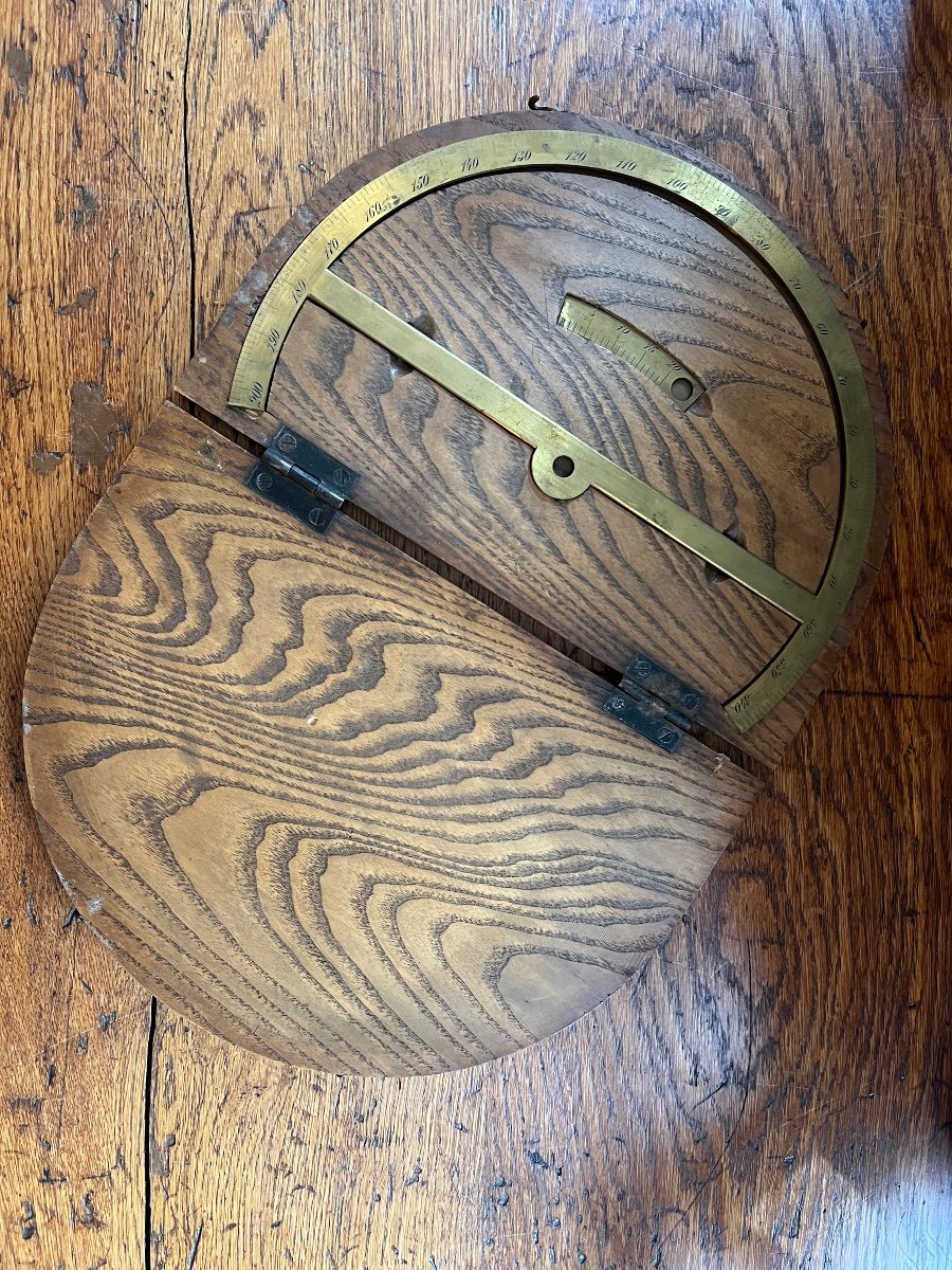 Demi Cerle Azimut, Instrument De Navigation, XIXe Siècle-photo-1
