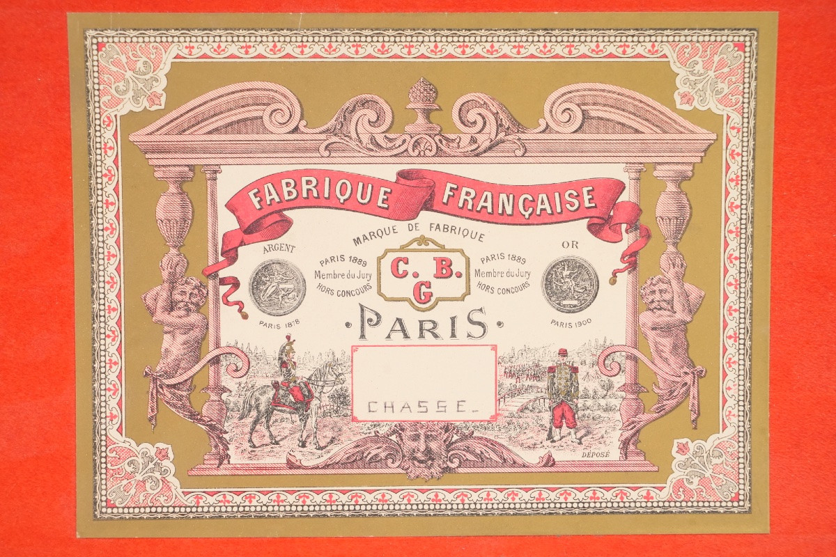 Cbg Mignot, Hunting Scene With Lead Figures-photo-1