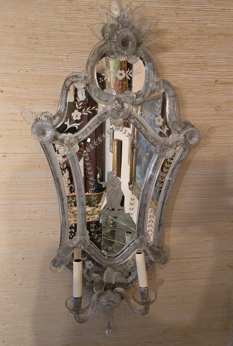 Applique  en verre  de Venise -photo-2