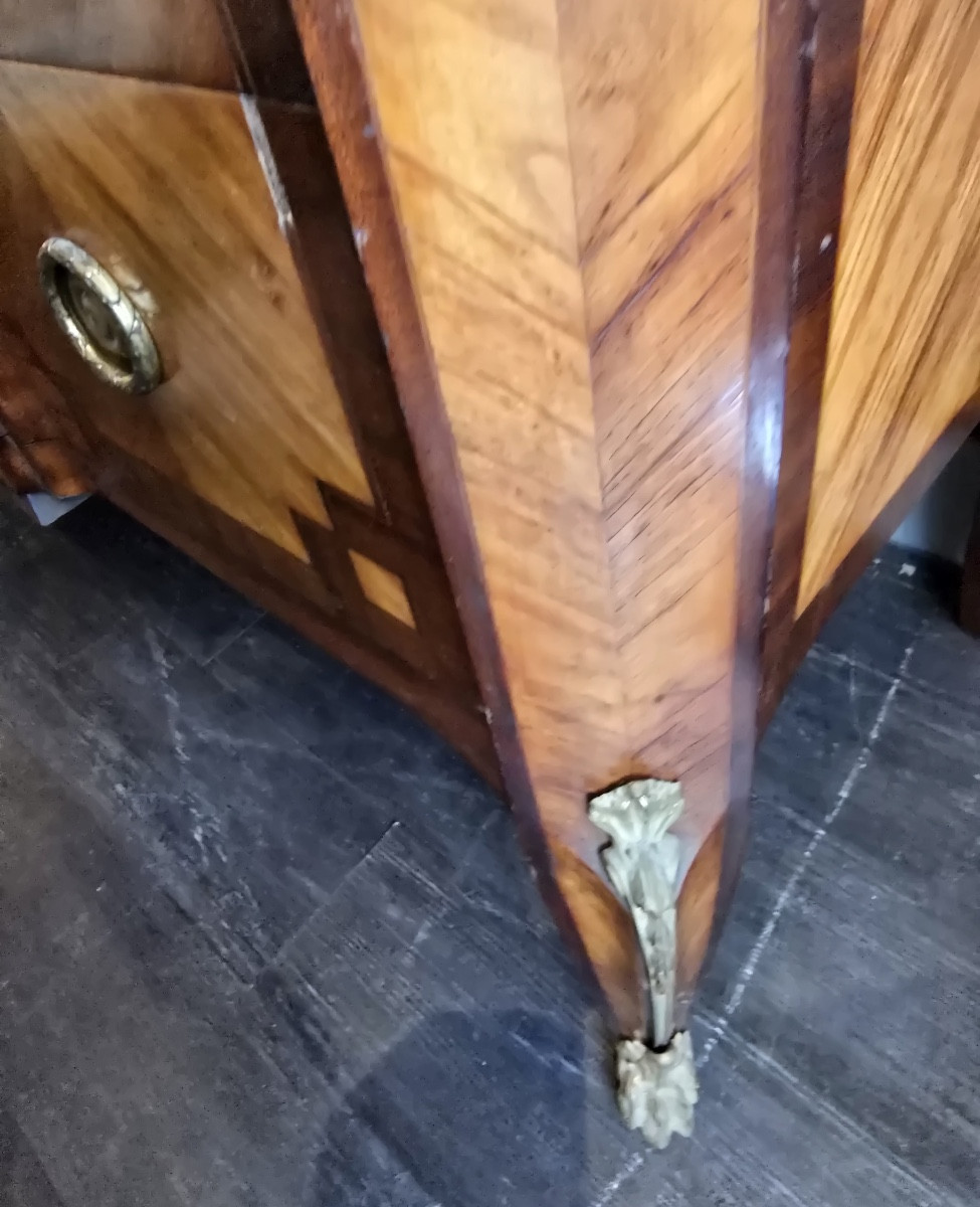 Marquetry Chest Of Drawers -photo-3