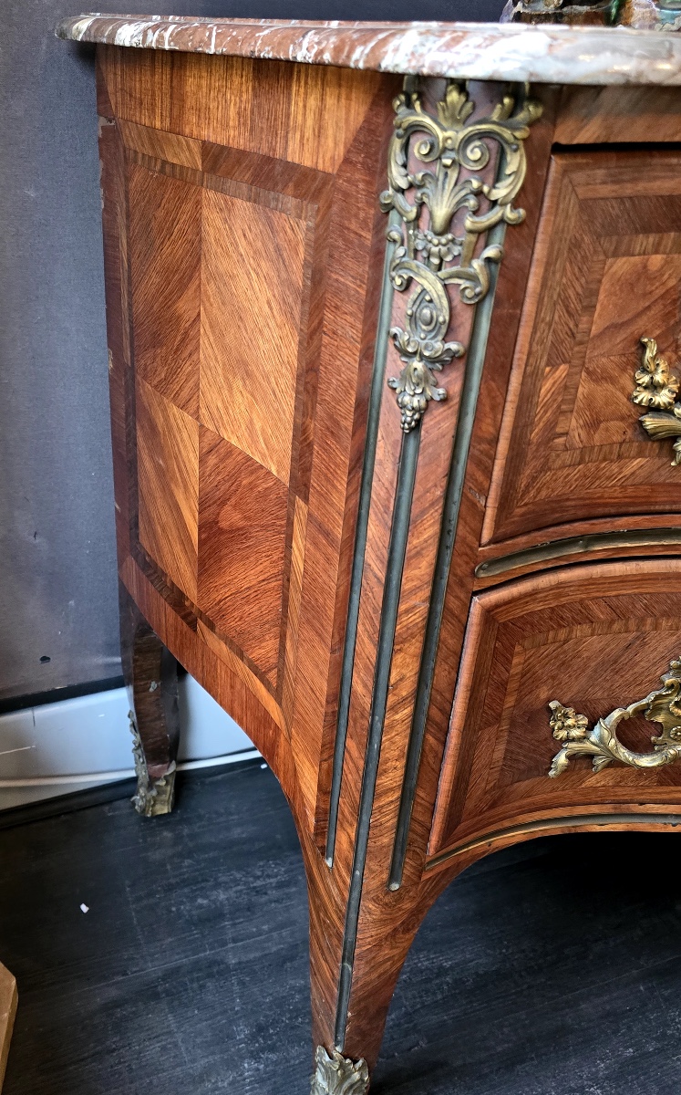 Small Louis XV Period Chest Of Drawers-photo-3