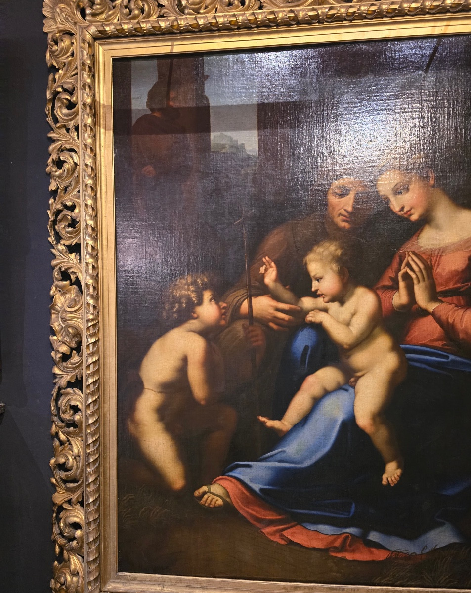 Tableau la Madonna de l’amour divin-photo-3