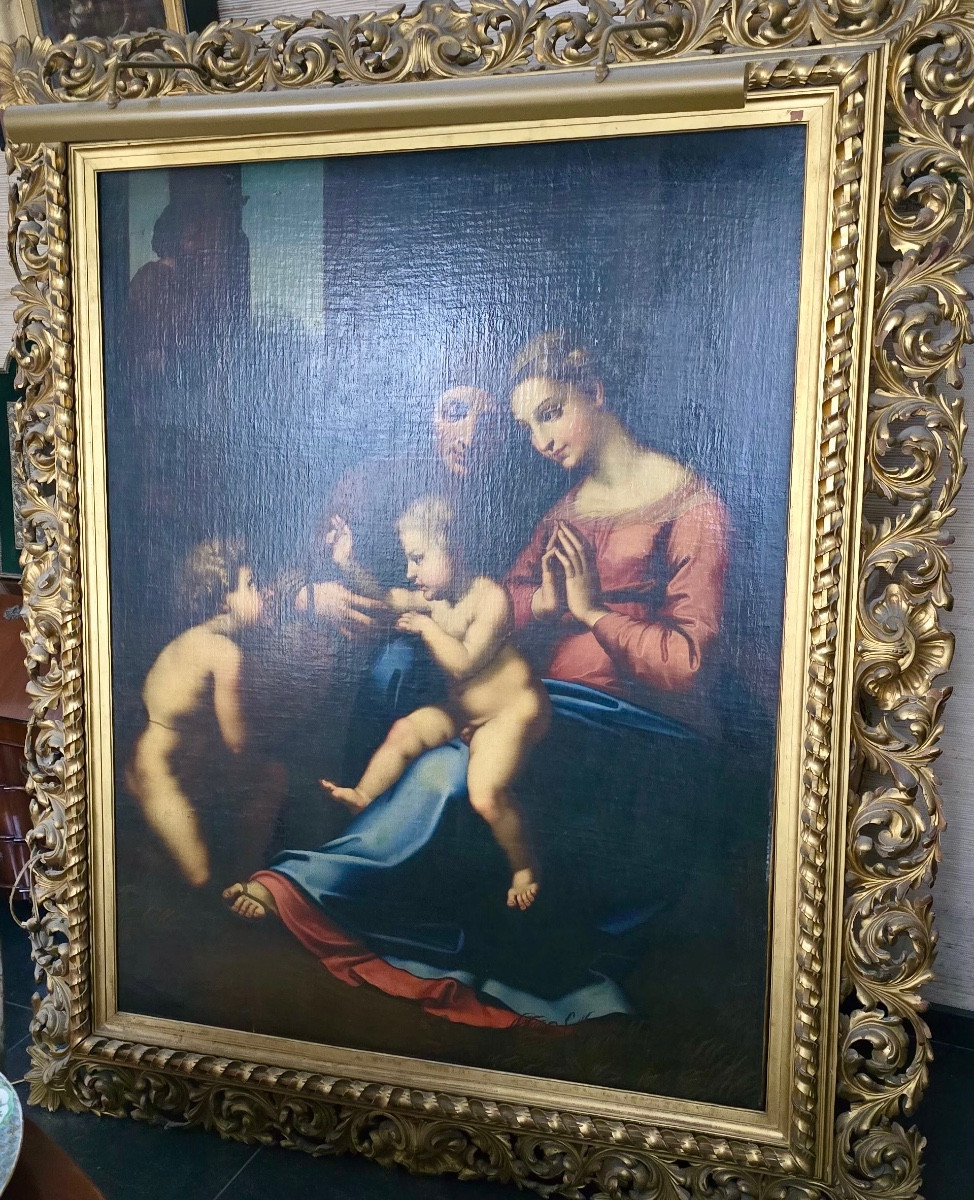 Tableau la Madonna de l’amour divin-photo-5