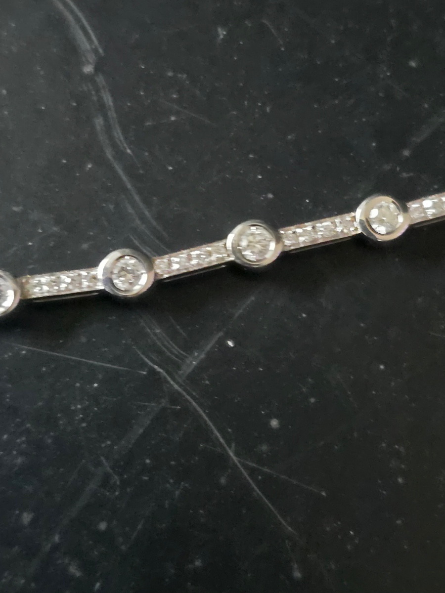 Collier or blanc 18k-photo-3