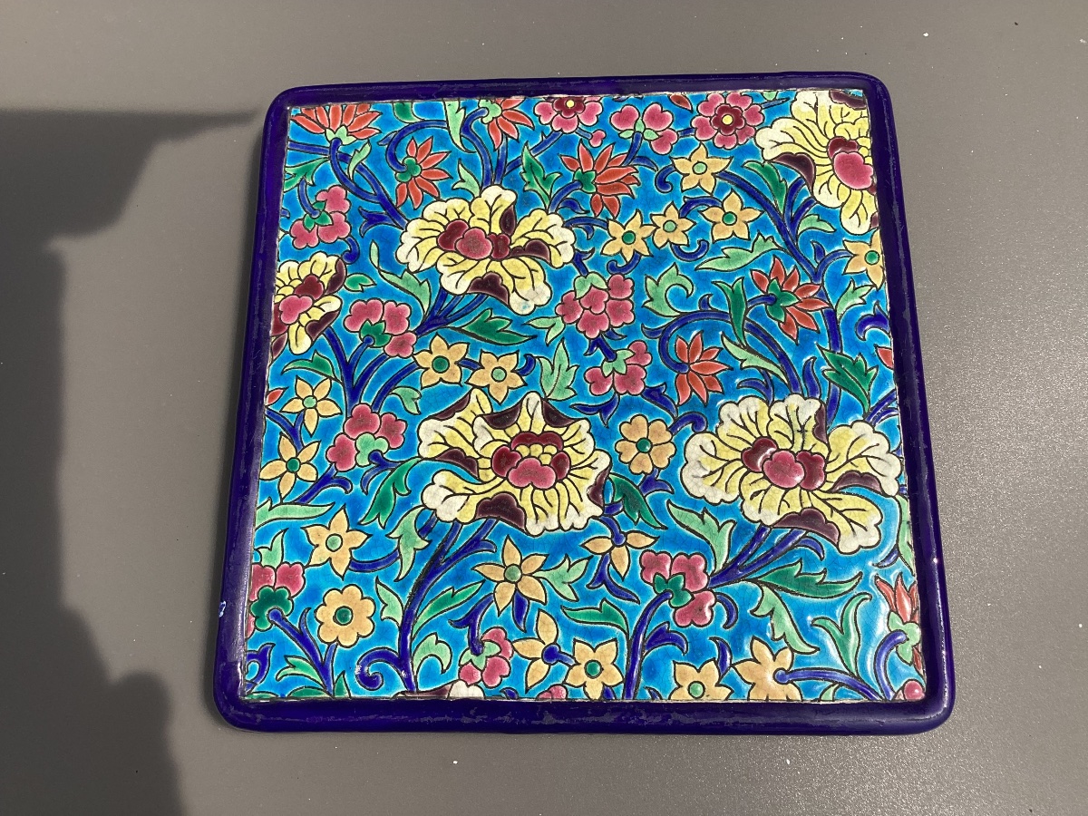 Longwy Earthenware Trivet