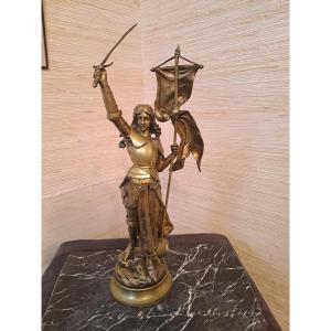 Gilt Bronze Representative Joan Of Arc 