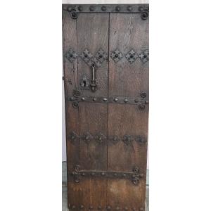 Porte espagnole chêne foncee