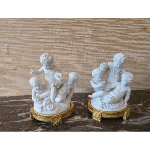 Deux petits groupe en Sevres 