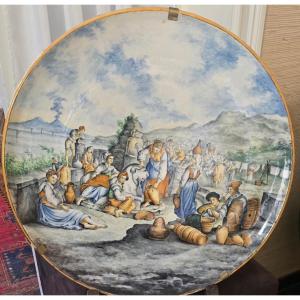 Large Italian Majolica Dish 