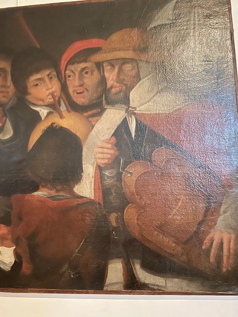 Huile Sur Toile Vers 1600 école Française -photo-3