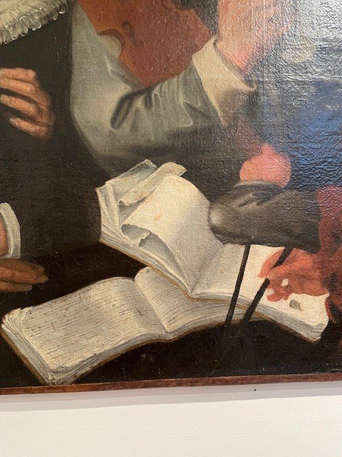 Huile Sur Toile Vers 1600 école Française -photo-7