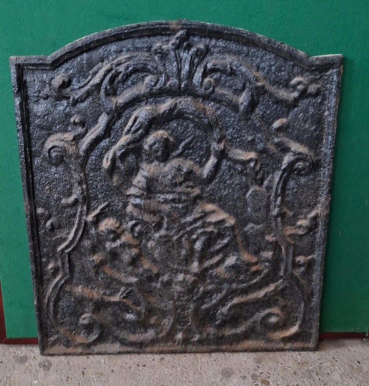 Plaque de cheminée "Allégorie de la matinée"