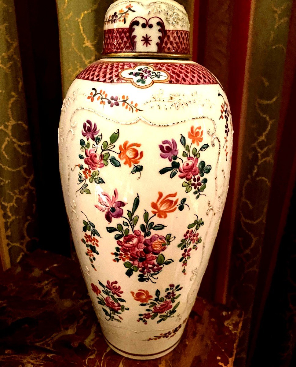 Very Beautiful Pair Of Covered Pots In The Chinese Way Mid-nineteenth Century By Jacob Petit Paris-photo-7