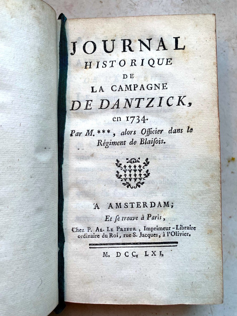 1 Volume De 1753 / 54 /61  Regroupant Trois Ouvrages Distincts De Militariat d'époque Louis XV-photo-3