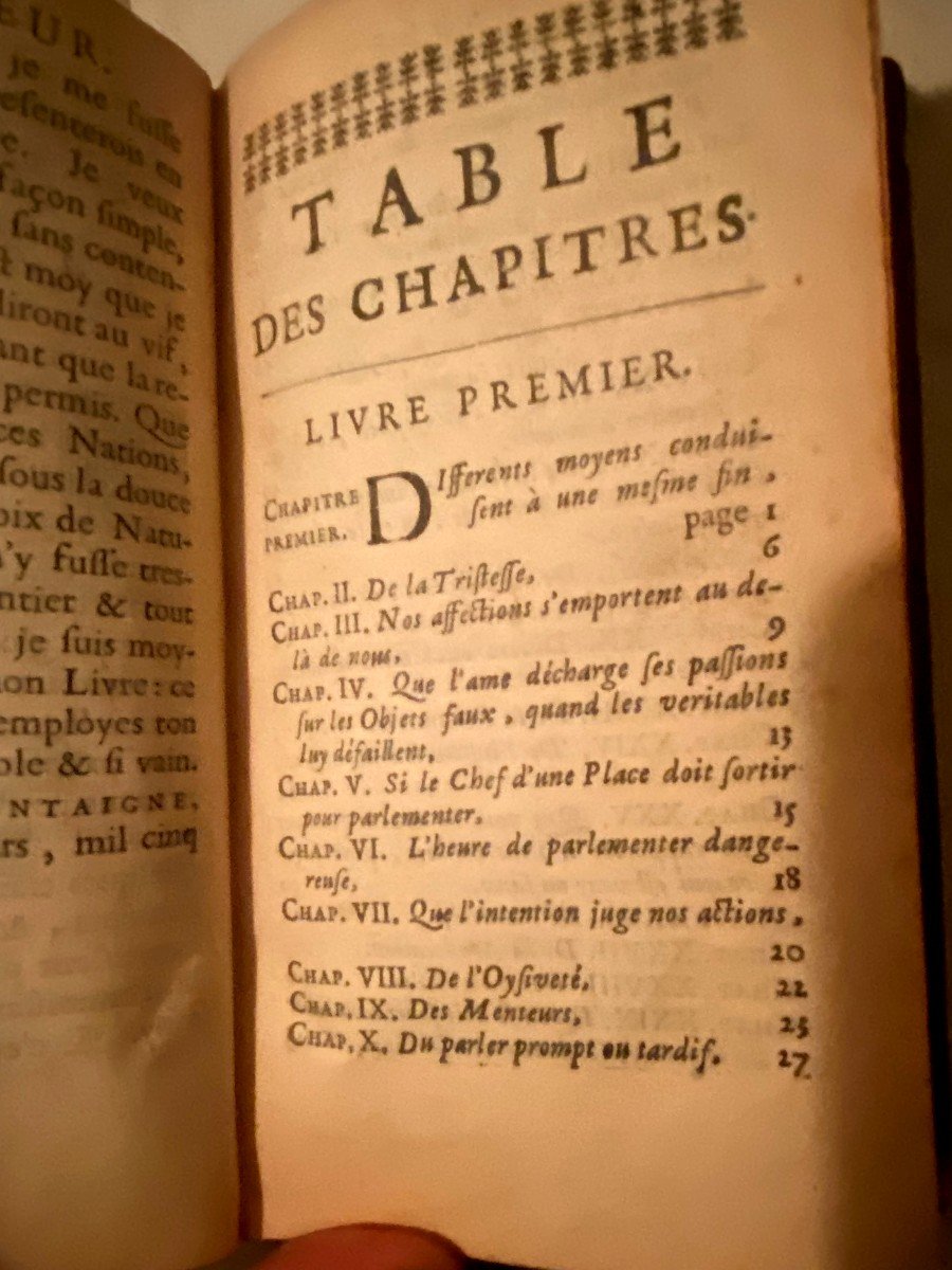 From 1672. In The Cipher Of Mr De Villeneuve: “spirit Of The Essays Of Michel Seigneur De Montaigne”-photo-1