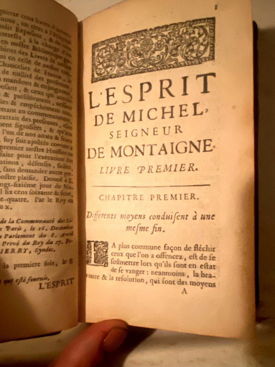 From 1672. In The Cipher Of Mr De Villeneuve: “spirit Of The Essays Of Michel Seigneur De Montaigne”-photo-5