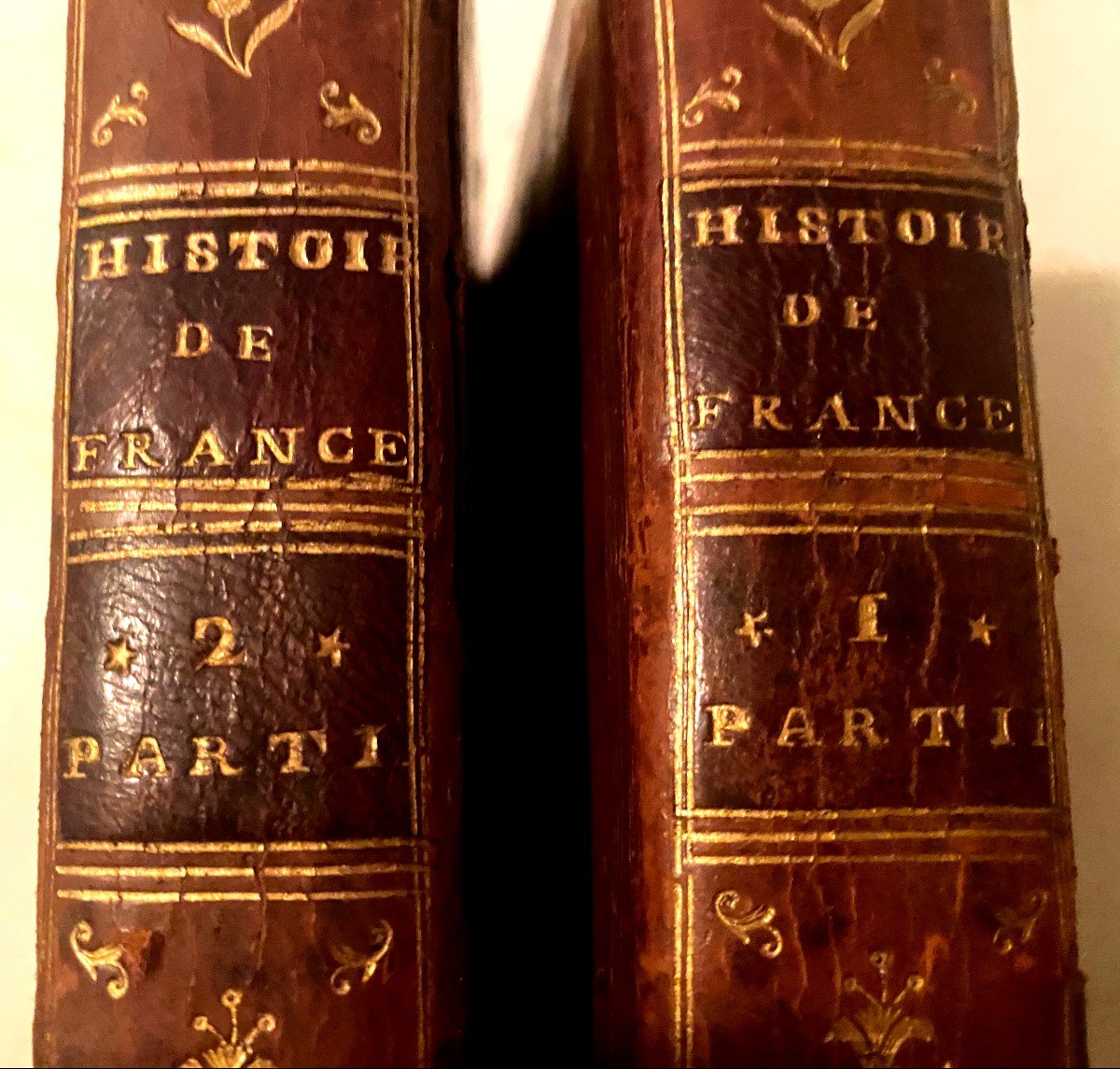 2 Volumes 1761, "new Chronological Summary Of The History Of France" By President Hénault-photo-4