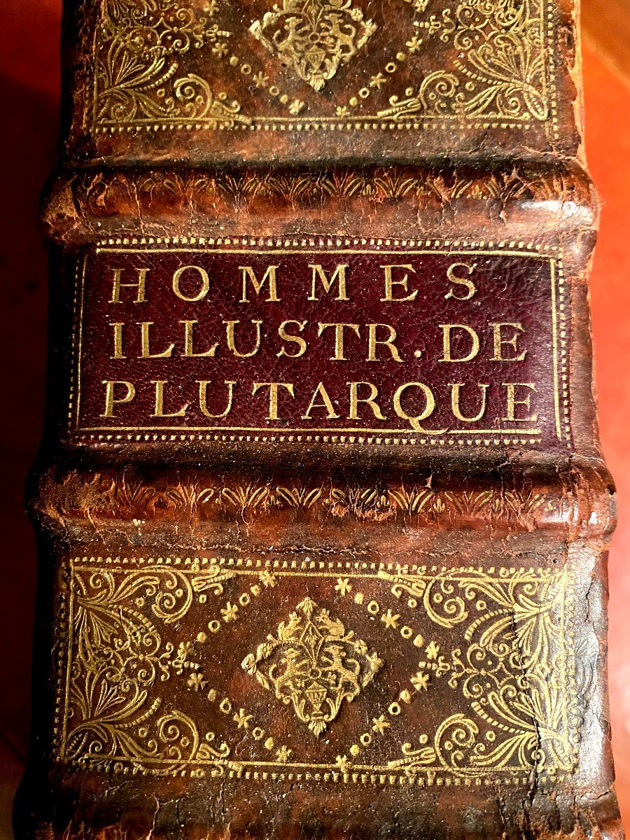 Large Volume In Folio From 1610 "lives Of Illustrious Greek And Roman Men" By Plutarch - Amyot-photo-2
