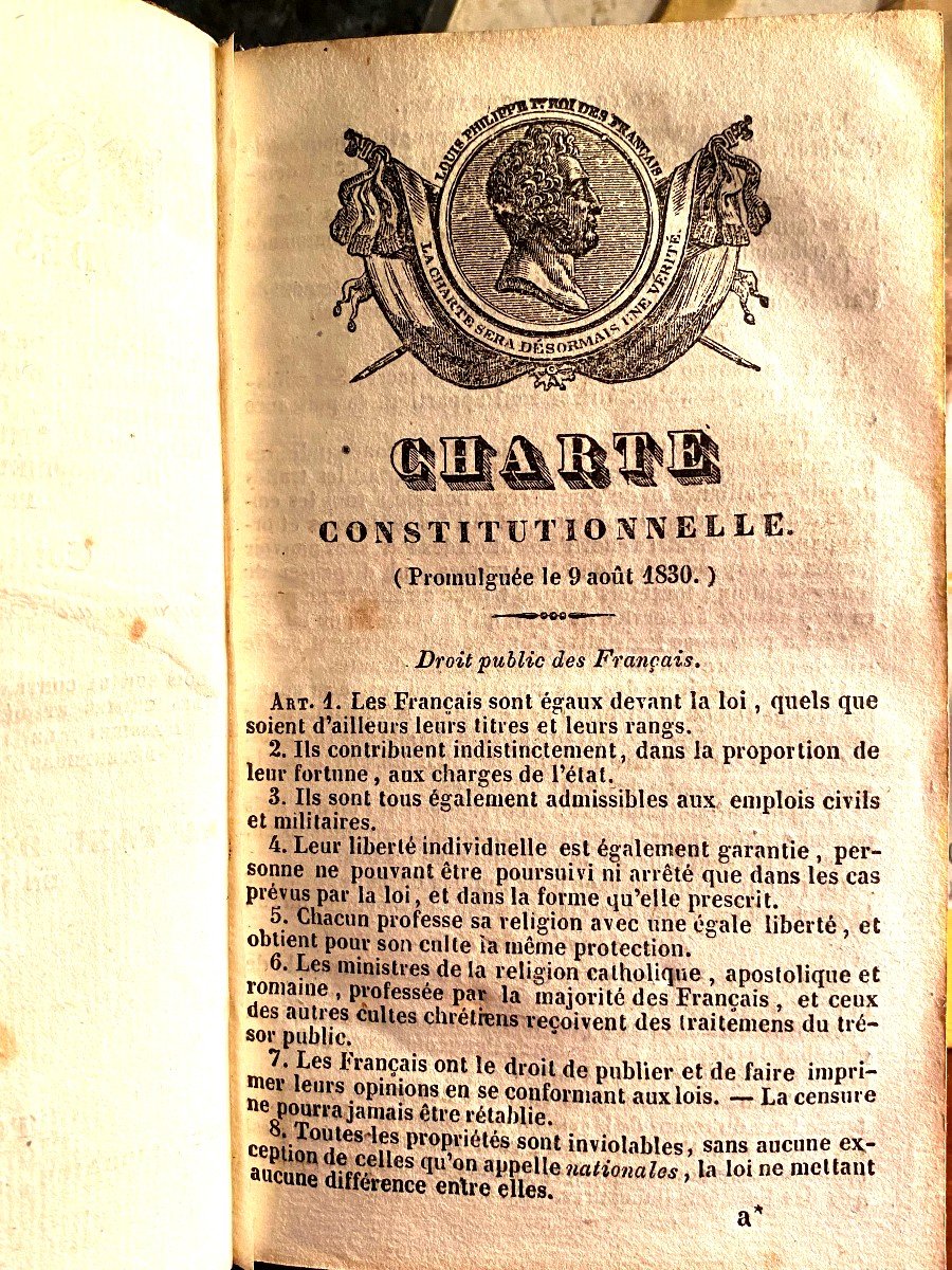 Joli Volume In 16 De Tous Les Codes Des Français à Toulouse 1838-photo-2