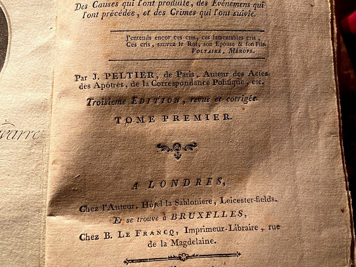 "dernier Tableau De Paris" Où Récit Historique De La Révolution Du 10 Aout 1792, Par J. Peltier-photo-6