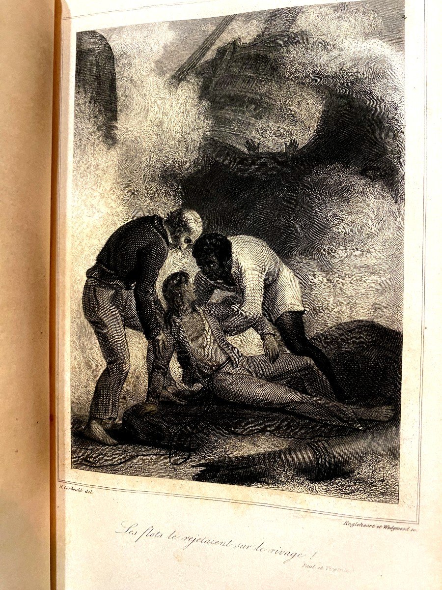 Selected Works Of Bernardin De Saint-pierre, In A Beautiful Binding In 2 Volumes. Paris 1838-photo-3