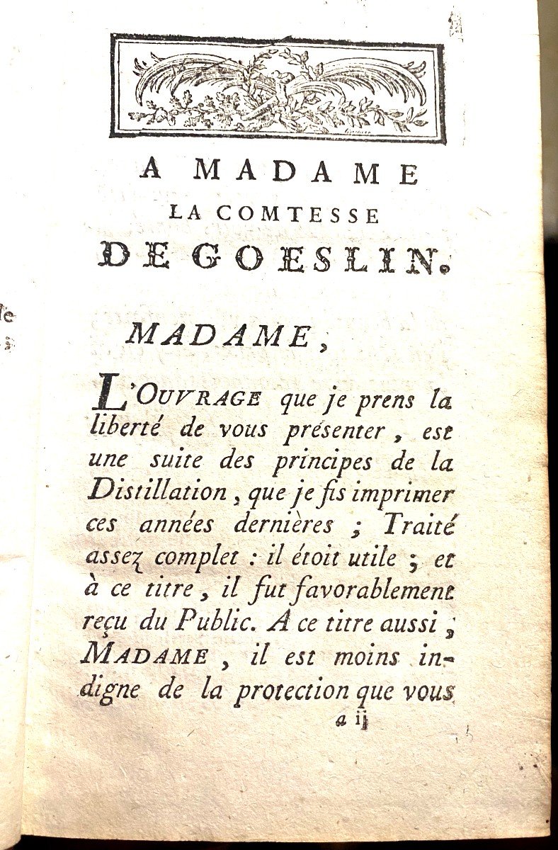 Rare "treatise On Odors", Continuation Of The Treatise On Distillation By Mr. Déjean, Distiller 1788-photo-4
