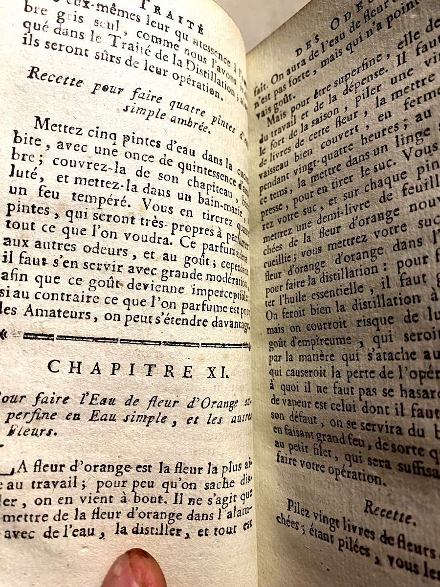 Rare "treatise On Odors", Continuation Of The Treatise On Distillation By Mr. Déjean, Distiller 1788-photo-2