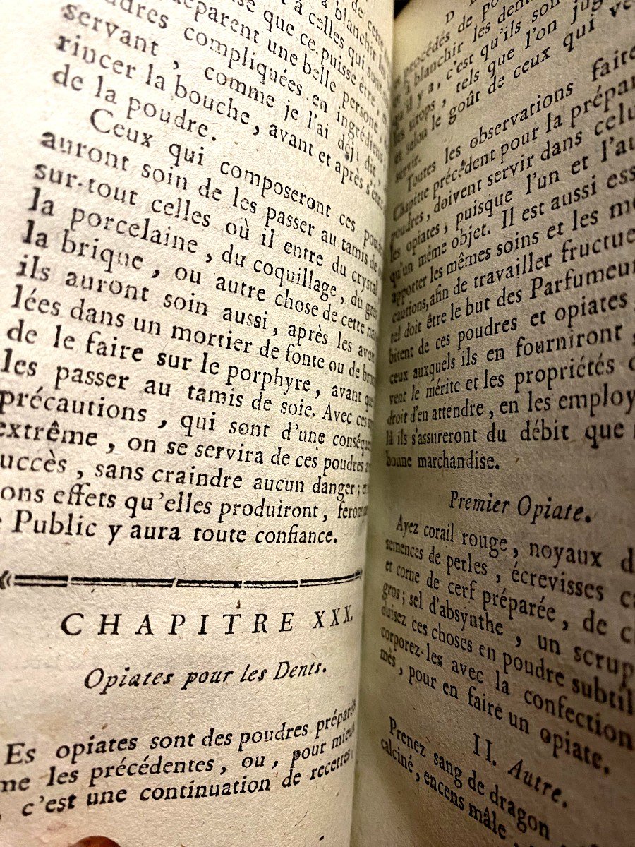 Rare "treatise On Odors", Continuation Of The Treatise On Distillation By Mr. Déjean, Distiller 1788-photo-3