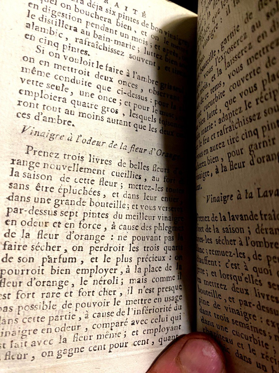 Rare "treatise On Odors", Continuation Of The Treatise On Distillation By Mr. Déjean, Distiller 1788-photo-6