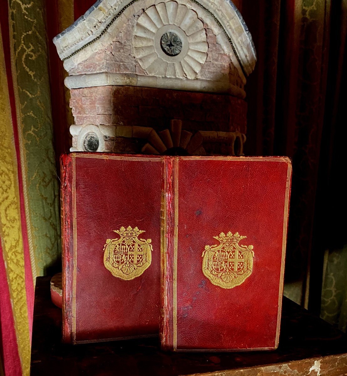 Exceptional Copy In 2vol. With The Arms Of The Duchess Of Grammont (béatrice De Choiseul)-photo-8