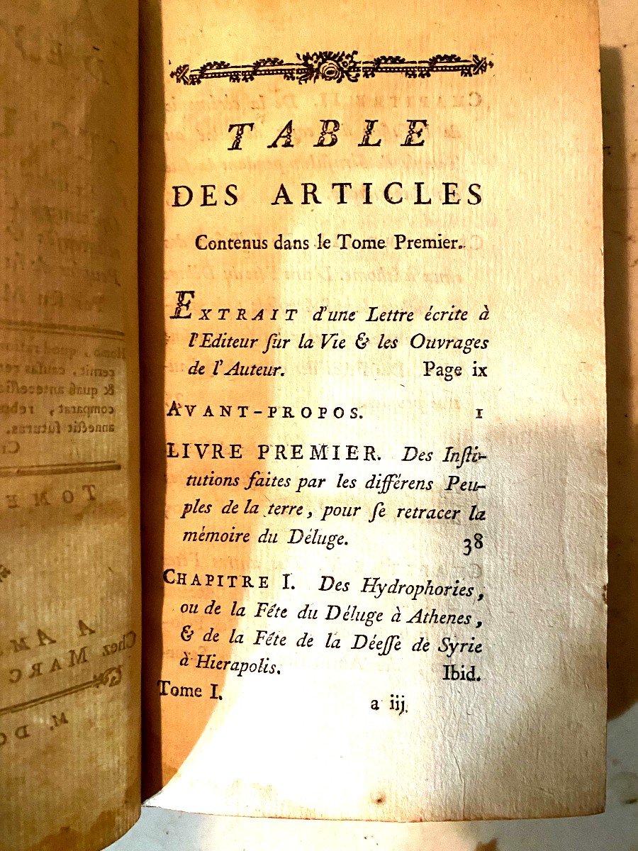 " l'Antiquité Dévoilée Par Ses Usages" Trois Volumes In 12, Par Feu M. Boulanger Amsterdam 1772-photo-4