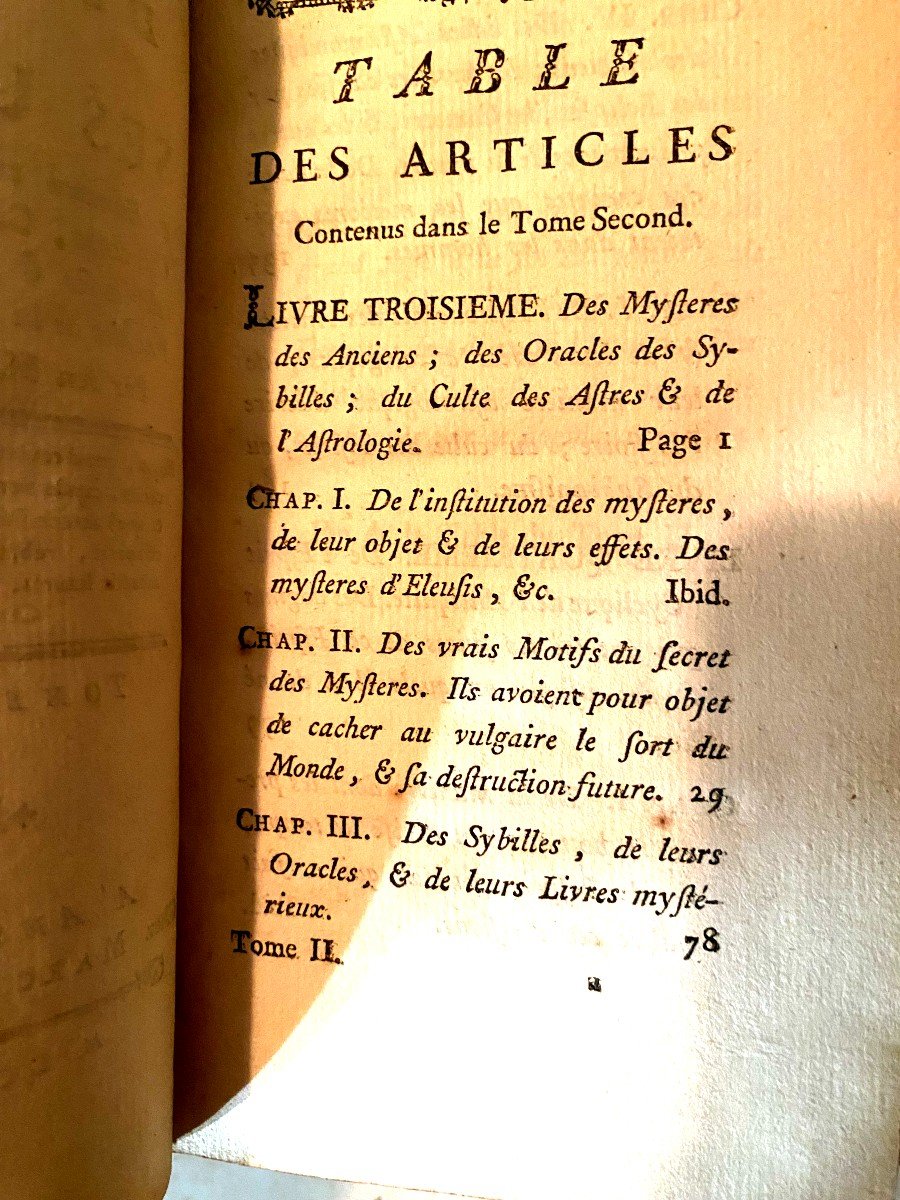 " l'Antiquité Dévoilée Par Ses Usages" Trois Volumes In 12, Par Feu M. Boulanger Amsterdam 1772-photo-2