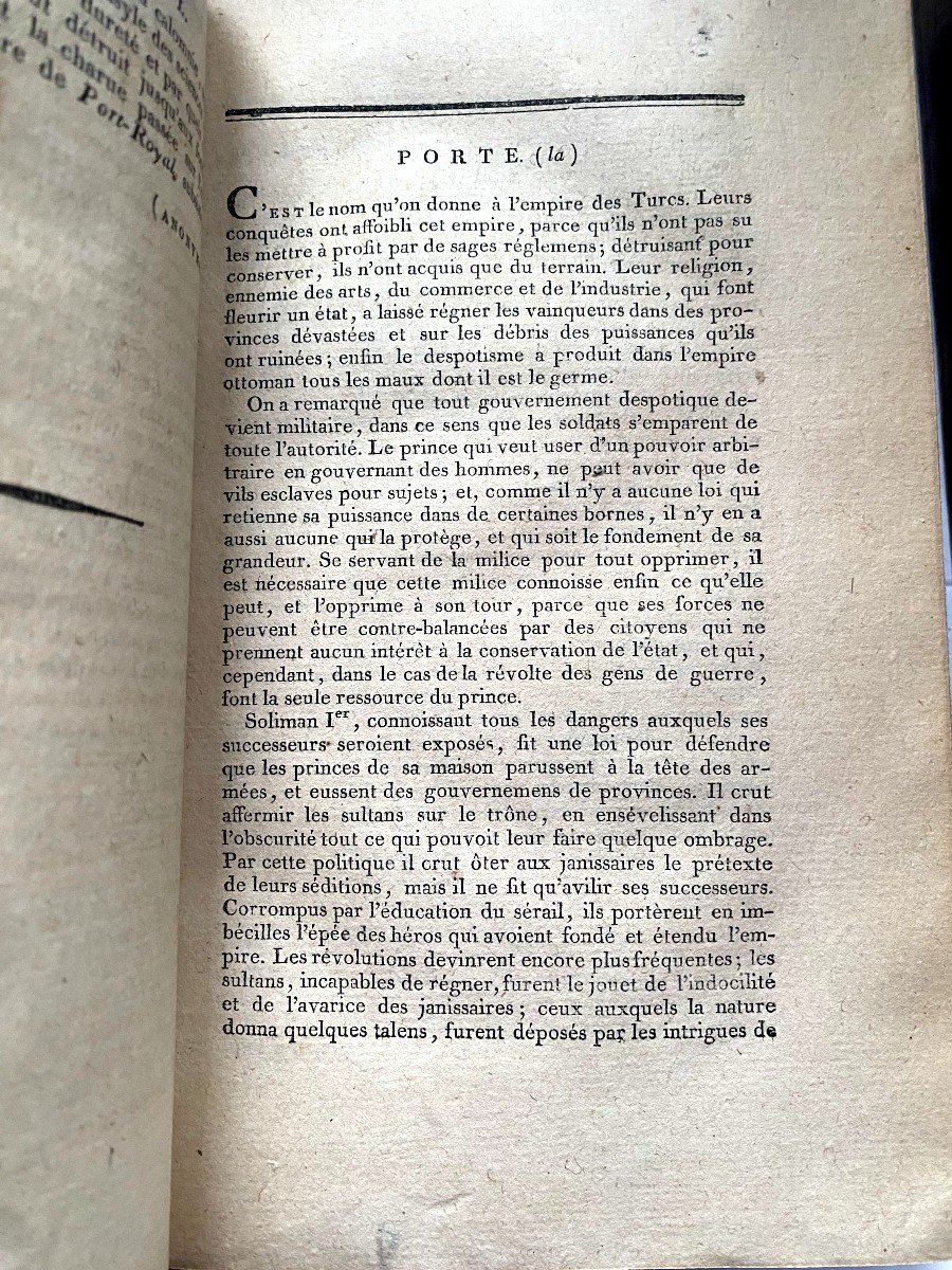 Dans Sa Belle Reliure En Veau Glacé : l'Esprit De l'Encycopédie Ou Choix Des Articles. .a Paris-photo-6
